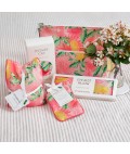 Cosmetic Bag | Pink Banksia | Cotton | Large